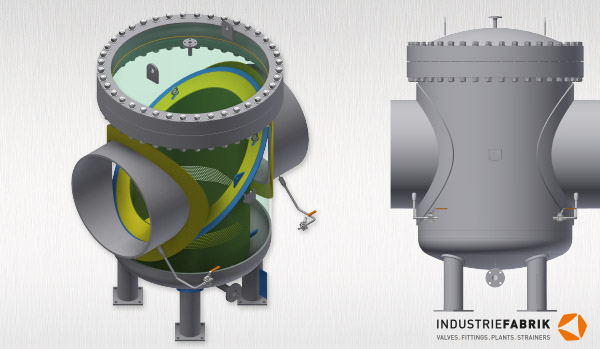 Anfahrfilter / Industriefilter DN900 Siebkorbfilter SKF - Filterhersteller